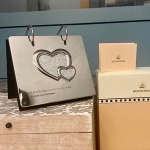 Heart Photo Album Bowring NIB 25 pgs Holds 50 photos